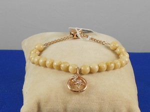 michael kors beaded rose gold bracelet