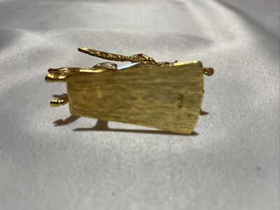 Manon Swarovski Crystal Pegasus Figurine Gold Plated 1984