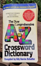 The New Comprehensive A-Z Crossword Dictionary by Edy Garcia Schaffer - 1995
