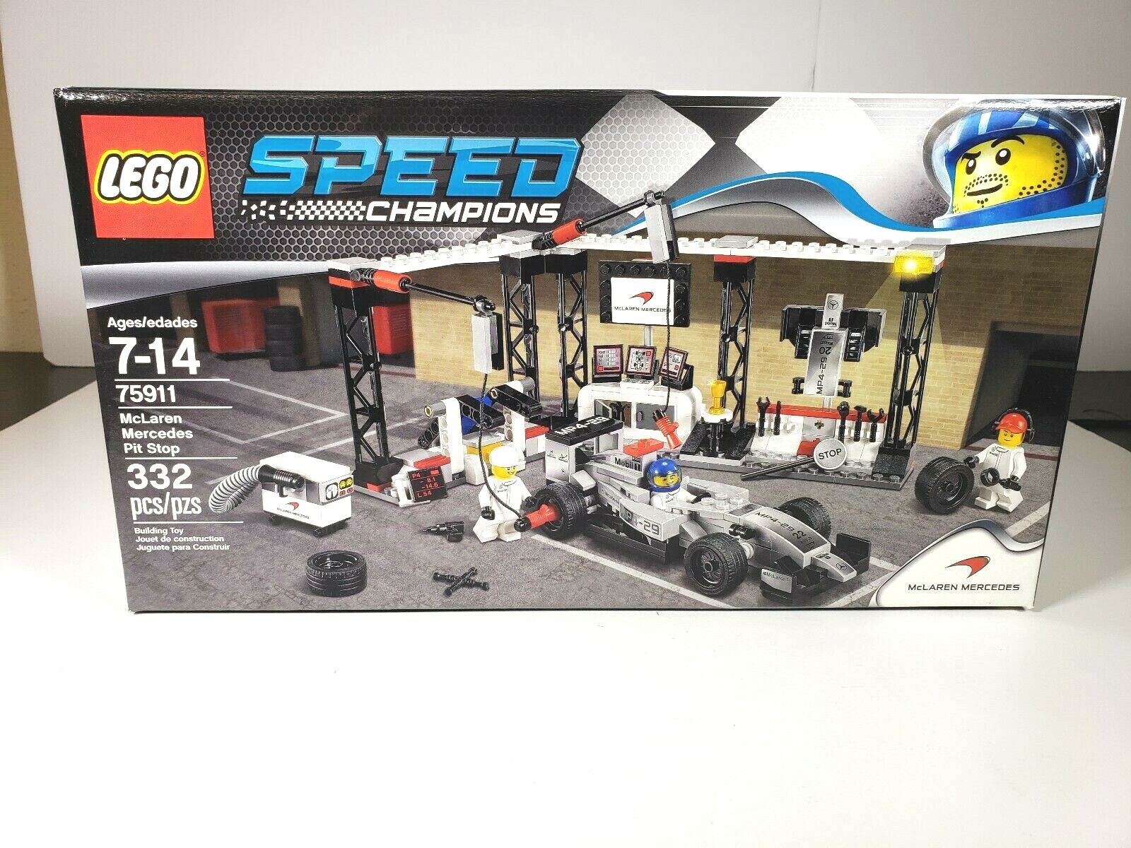 lego mclaren mercedes pit stop