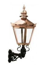 Copper Harrogate Wall Lantern on Bracket 69 x 27cm