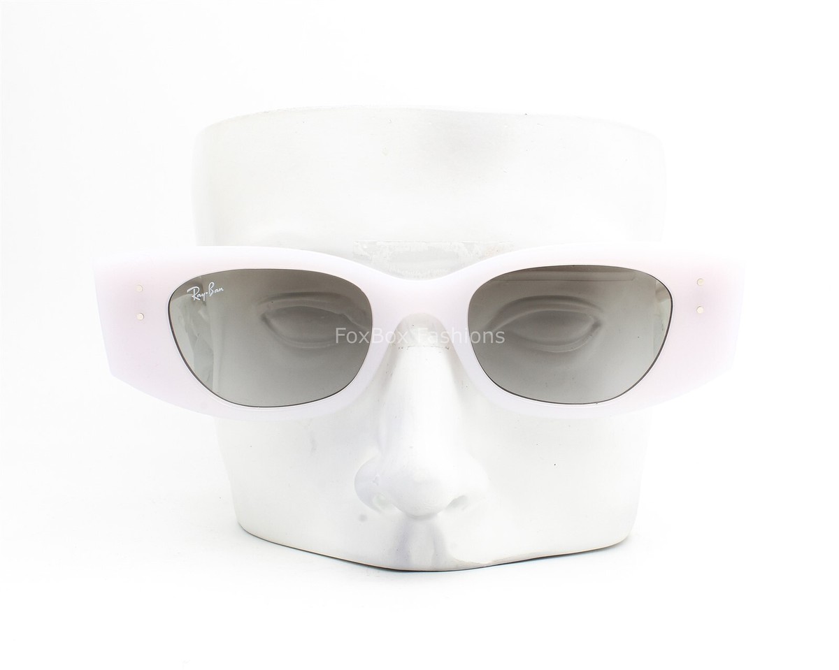 Ray-Ban Kat Sunglasses RB 4427 6759/11 Milky White Light Gray