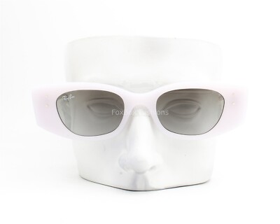 Ray-Ban Kat Sunglasses RB 4427 6759/11 Milky White Light Gray
