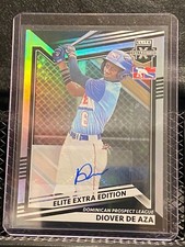 Diover De Aza 2022 Elite Extra Base Auto #192 Mets