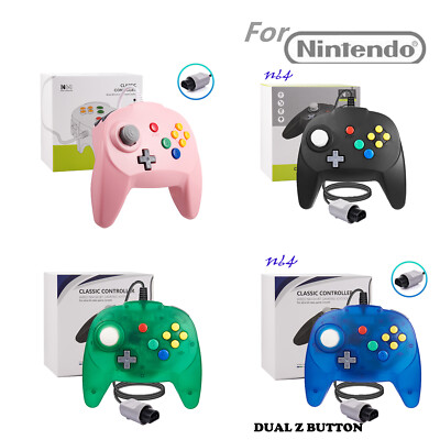 [New Version] Wired N64 Retro 64-bit Mini Gamepad Remote with Japan Joystick