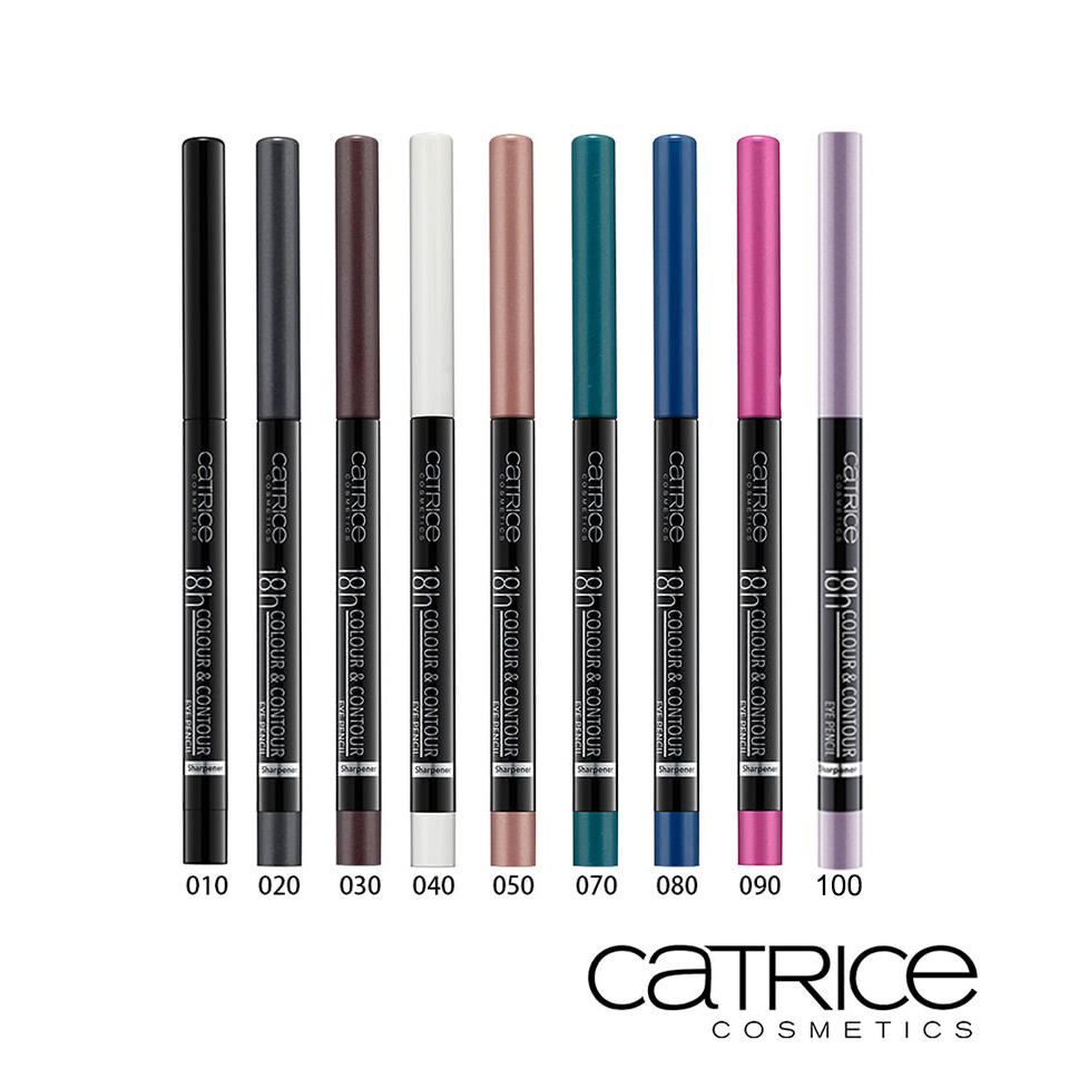 Catrice 18h Colour & Contour Eye Pencil With an Integrated Sharpener 8 Shades 010 Me My Black and for sale online | eBay