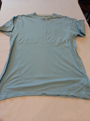 Herren Tshirt Primark S Rundhals Kurzarm Blau 22144