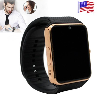 Men Smart Watch Bluetooth Phone Call GSM SIM Card Slot Sports Fitness Tracker