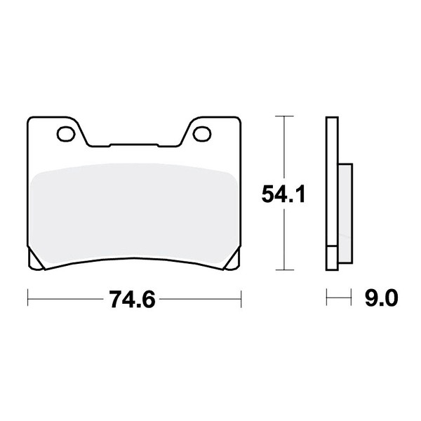TRW BremsbeläGe Passend Vorn FüR Yamaha FZR 600 Genesis Bj. 1990-1995-image