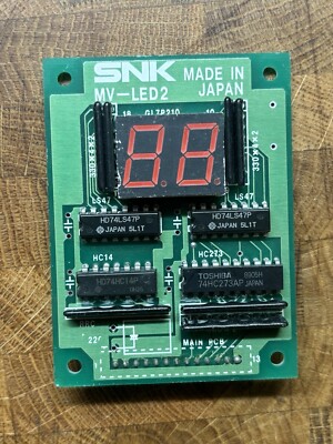 Afficheur Crédit SNK NEO MV-LED – Pour Borne Neo Geo Arcade – Neuf