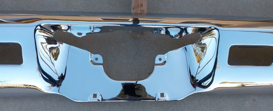 PARAGOLPES TRASERO S CHEVROLET EL CAMINO NUEVO TRIPLE CROMADO 1968-1972 OEM Foto 4 de 4