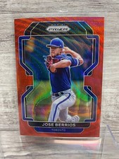 2022 Prizm Baseball Jose Berrios Red Wave Prizm /99 - Blue Jays