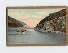 Postcard Hudson-River South of Newburgh New York USA North America