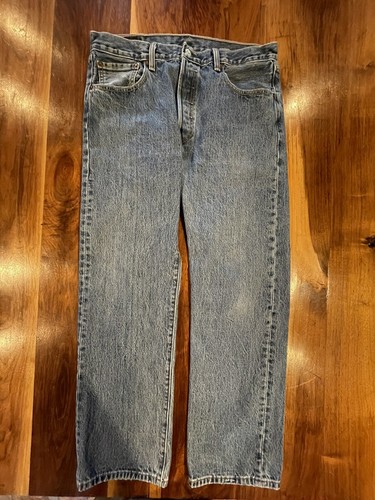 Levis Mens Original 501 0193 Button Fly 