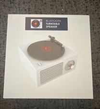 Old Fashioned Bluetooth Speaker Vinyl Record Player Style Classic NEW