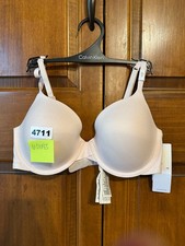 Calvin Klein Womens Beige Lightly Lined Full Coverage Underwire Bra Size 32D NWT