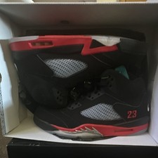 Nike Air Jordan 5 Men's Basketball Sneakers Black/Red/Teal CZ1786-001