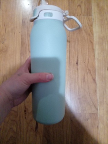 Pop & Fill 32oz Stainless Steel Water Bottle with Quick Fill Technology, Doub... - Picture 1 of 5