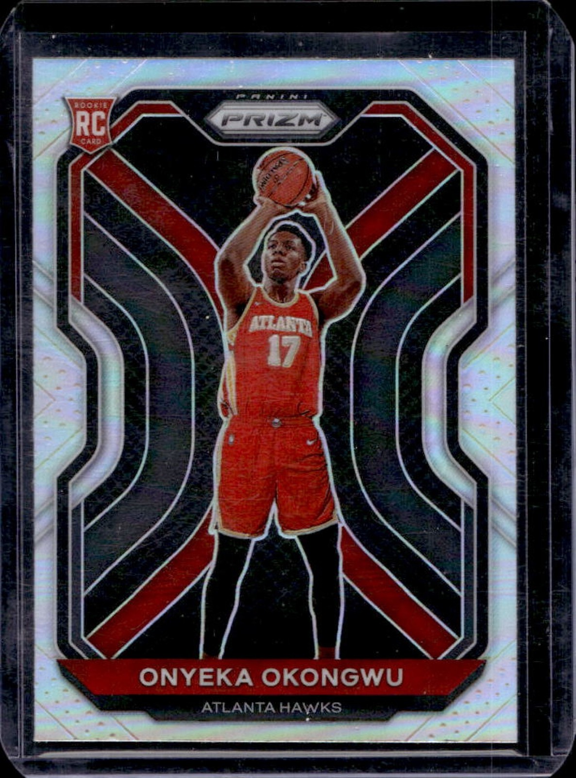 2020-21 Panini Prizm Onyeka Okongwu RC Silver Prizm Rookie #260 Hawks