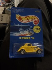 Hot Wheels 3-window 34 Ford Limited Edition Yellow