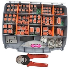 416 PCS Deutsch DT Connector Kit,2 3 4 6 8 12 Pin Automotive Connectors,With