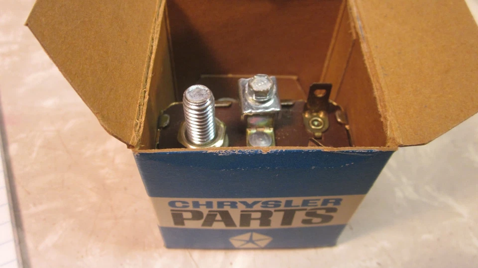 Nuevo de Lote Antiguo Mopar Starter Solonid Sop 2444442 Dodge Plymouth Chrysler 1965 1966 Foto 4 de 4