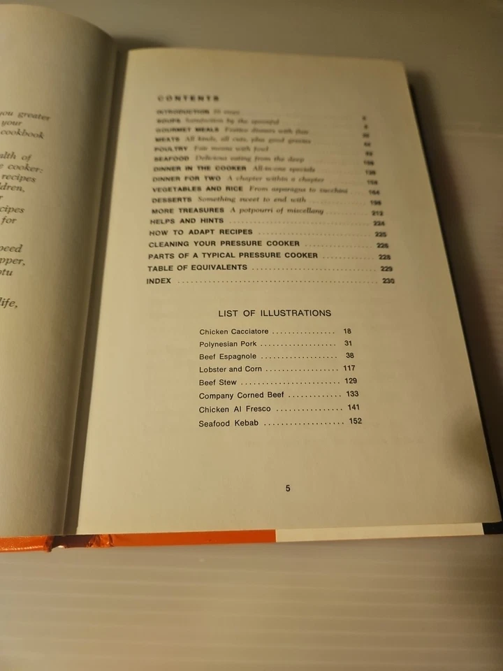 Vintage 1982 "Pressure Cooking is Pleasure Cooking"Cookbook For Pressure Cookery Foto 4 de 4