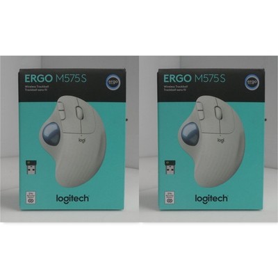2 PACK Logitech Ergo M575S Wireless Trackball Mouse 910-007028