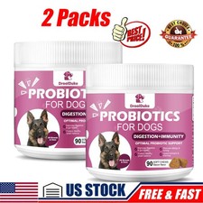 180 Dog Probiotics Chews - Supports Digestion Health, Allergy Itchy Skin