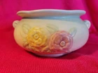 Hull Pottery Open Rose Low Bowl #113 3.5X7"