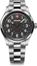 Image of Wenger Terragraph Mens Swiss Watch - Black Dial 01.0541.122