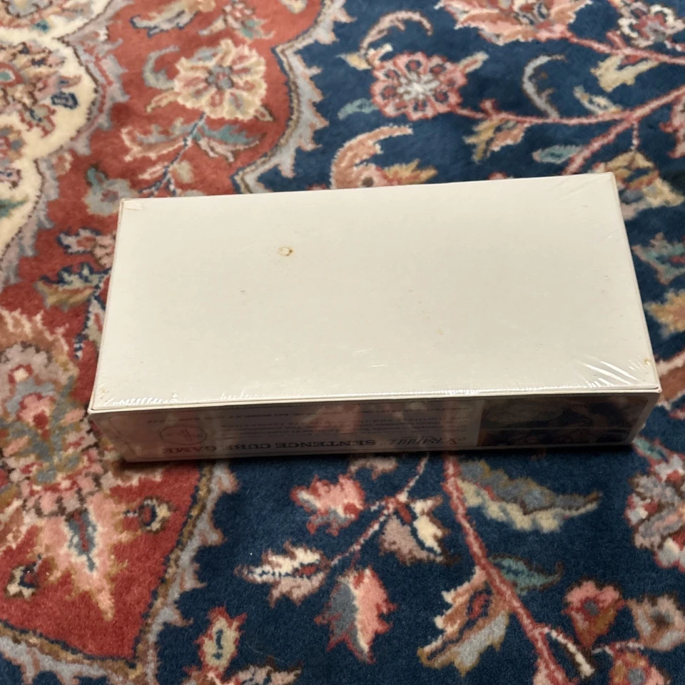 Vintage Scrabble Sentence Cube Game 1971 Selchow & Righter New Sealed - Image 2 of 4