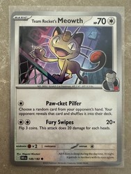 Team Rocket's Meowth 149/182 Destined Rivals
