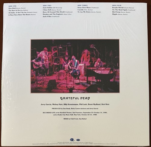 GRATEFUL DEAD Reckoning Exclusive Limited Edition Cobalt Blue 2-LP Vinyl Set NEW - Picture 3 of 3