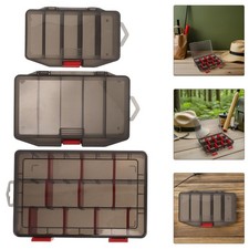 3 Pcs Mini Tackle Box Container Soft Bait Organizer Small Fishing Containers