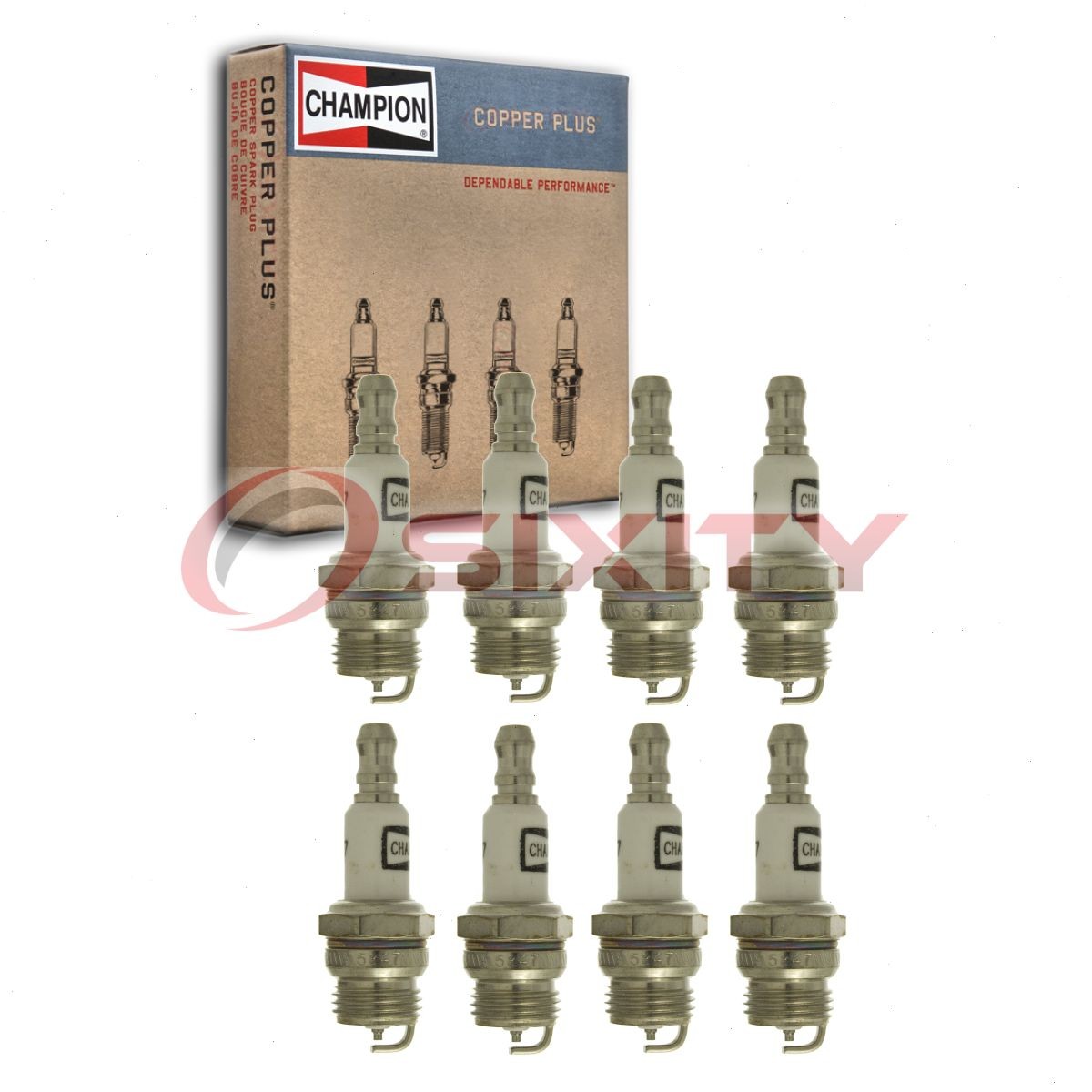 8 pc Champion Copper Plus 847 Spark Plugs for WA20MU T20MU N6RC N6C HS8E zo