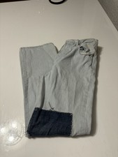 Levi  s Premium Ribcage Straight Ankle Jeans Women  s 27 High Rise Light Wash