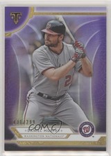 2018 Topps Triple Threads Amethyst 131/299 Daniel Murphy #60 03xg