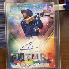 AUSTIN MARTIN   2021 Bowman's Best  FUTURE VIBRANCE ATOMIC AUTOGRAPH  RC  25/25 