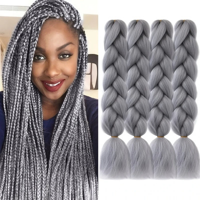 X-Pression II Grey 100% Kanekalon