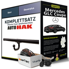 Für MERCEDES GLC Coupe Typ C253 Anhängerkupplung starr +eSatz 13pol 16- AHK Für MERCEDES GLC Coupe Typ C253 Anhängerkupplung starr +eSatz 13pol 16- AHK