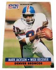 1991 Pro Set Mark Jackson #141 Denver Broncos NFL Football Card (N3