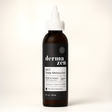 Dermazen MCT Scalp Moisturizer 4oz NEW   Malassezia-Safe, Tea Tree  Rosemary