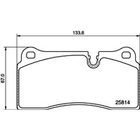 Hella BremsbelÄGe Hinterachse Passend FüR Bmw 2 | 8DB 355 039-951