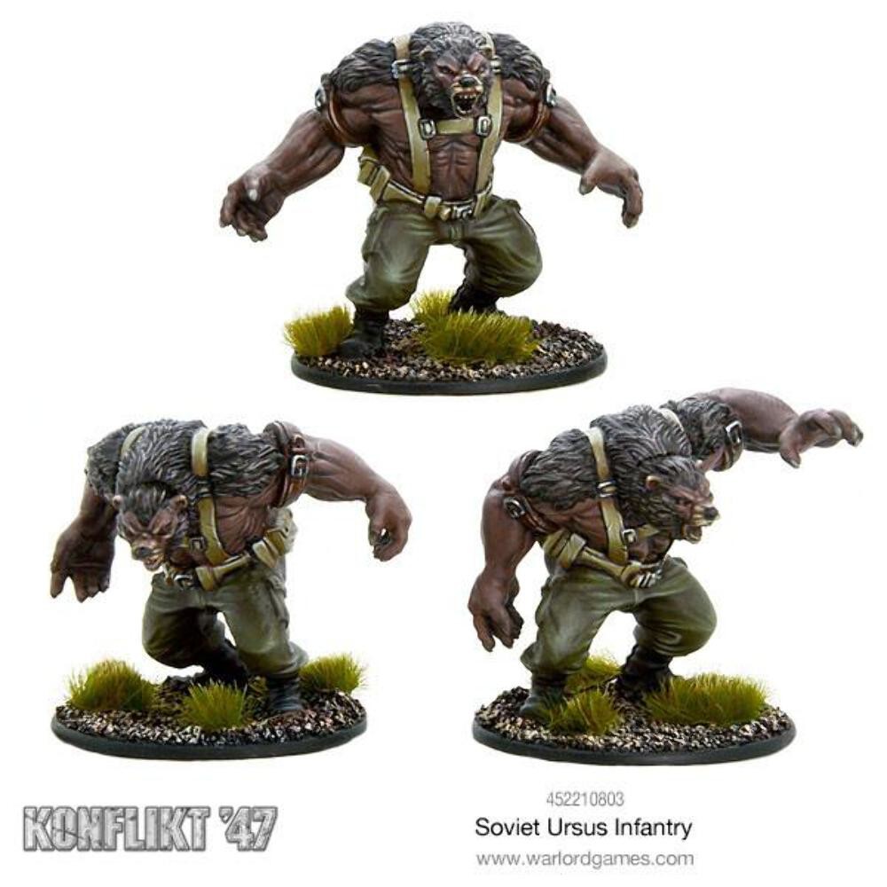 Konflikt '47 - Soviet Ursus Infantry - Warlord Games NEW