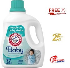 Arm & Hammer Baby, 77 Loads Liquid Laundry Detergent, 100.5 Fl oz 0.13 per gallon