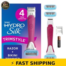 Schick Hydro Silk TrimStyle Razor with Bikini Trimmer for Women