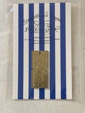 The Superior Labor Brass Train Ticket Charm T...