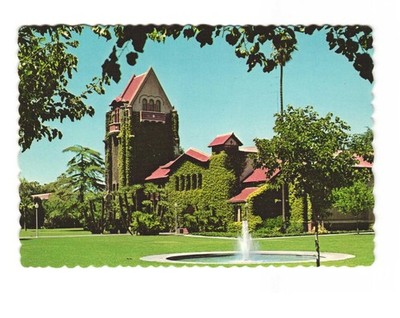 San Jose State University San Jose CA VTG postcard UNP the Tower Quad
