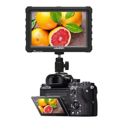 LILLIPUT A7S 7-Zoll 4K Kamera Assist HDMI Video Monitor | Schwarz
